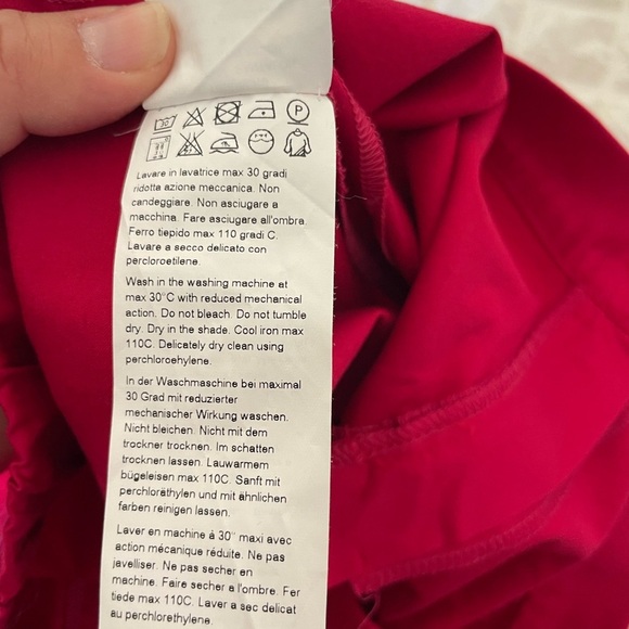 Marina Ronaldi casual red pants - Picture 8 of 8